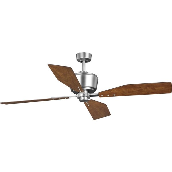 Progress Lighting Chapin Collection 54" Four-Blade Antique Nickel Ceiling Fan P250022-081